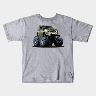 Cartoon Monster Truck Kids T-Shirt